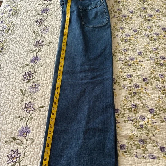 Zara Dark Blue Flare Jeans - Picture 2 of 5